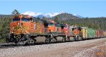 Westbound BNSF freight at Maine